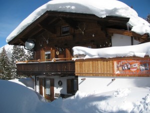 Hütte Thaler im Jänner 2012
