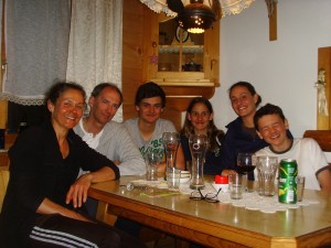 Unsere Gäste - Familie Wurm in der Wohnung "Platzhirsch"
