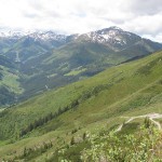 Blick nach Hochfügen vom "Onkeljoch" aus gesehen